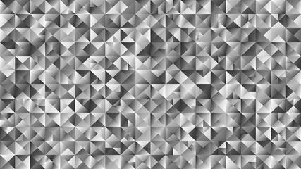 Polygonal gradient mosaic triangle background design - abstract grey vector graphic