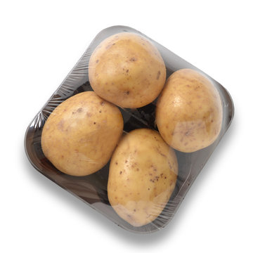 Baking Potatoes Shrink Wrapped