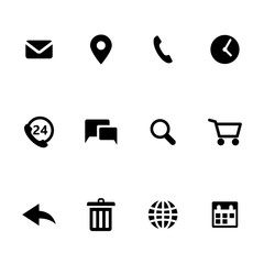 web icons set