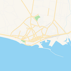 Alexandroupoli, Greece printable map