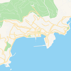 Kavala, Greece printable map