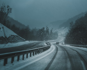 road in winter