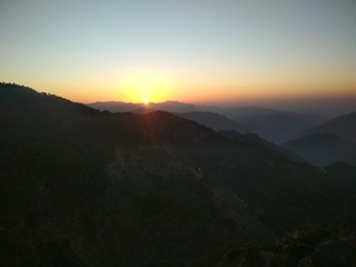 Sunrise at Nainital