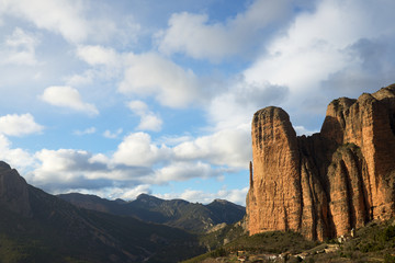 Riglos Mountains in Spain