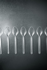 Disposable plastic cutlery
