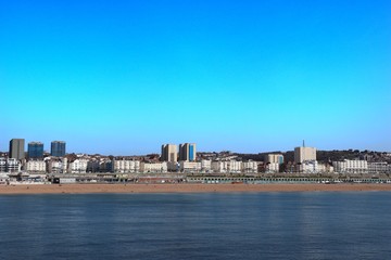 Obraz premium Amazing blue sky and beach architecture 