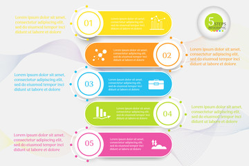 Fototapeta premium Design Business template infographic chart element with place date for presentations,Vector EPS10.