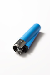 Blue lighter view