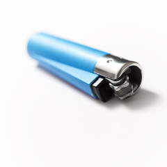 Blue lighter view