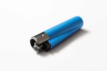 Blue lighter view