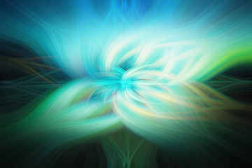 Abstract Colorful Twirl Floral Background 