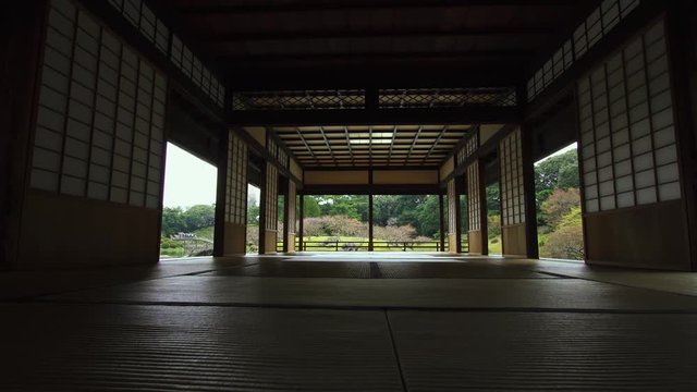 Traditional classic room architecture in Japan.