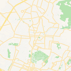 Fototapeta premium Kifissia, Greece printable map