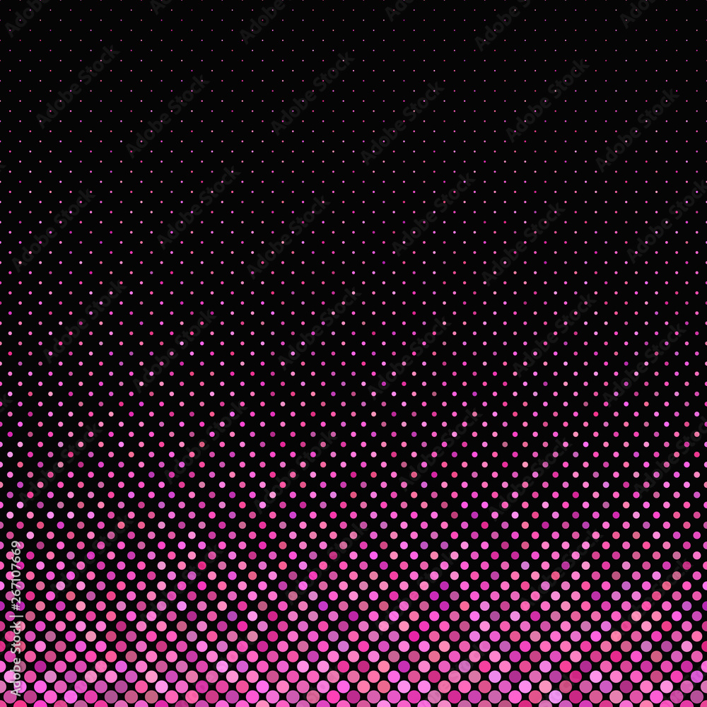 Poster pink geometrical abstract dot pattern background - vector design