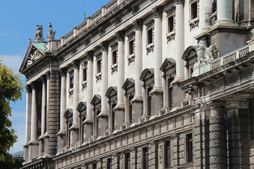 palace (neue burg) in vienna (austria)