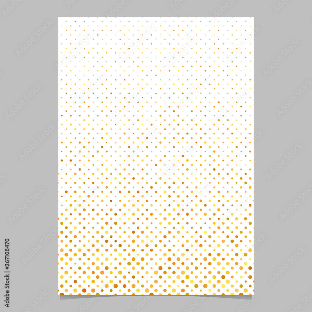 Poster circle pattern brochure template - vector document background graphic from circles