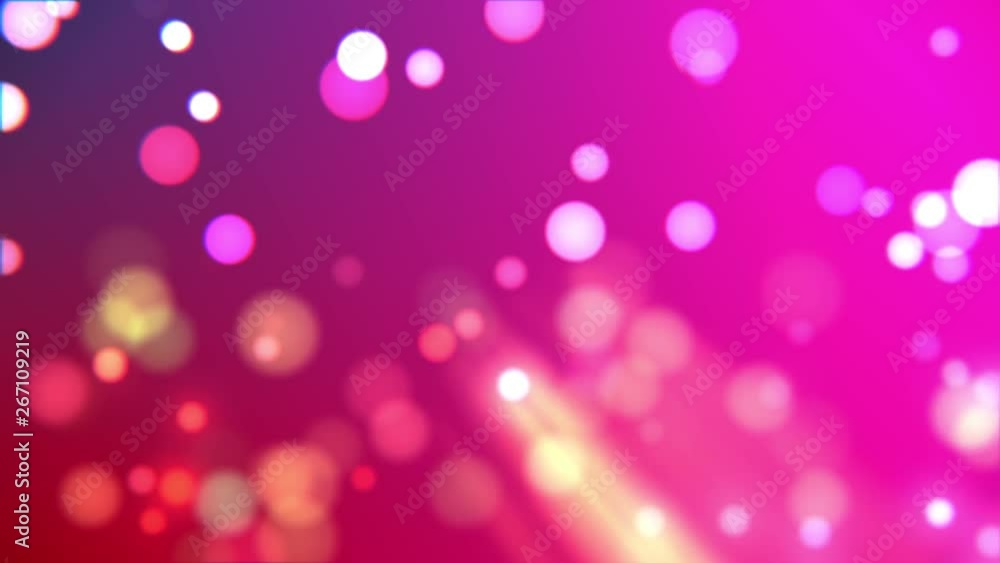 Aufkleber abstract gradient with highlights and bokeh particles background, 3d rendering romantic or spring ba