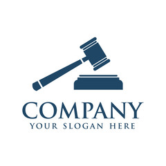 Legal Law logo, gavel logo vector ilustrator