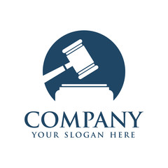 Legal Law logo, gavel logo vector ilustrator