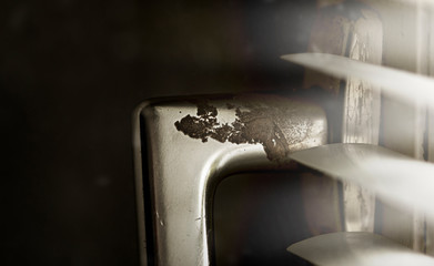 Grungy Old Window Lever