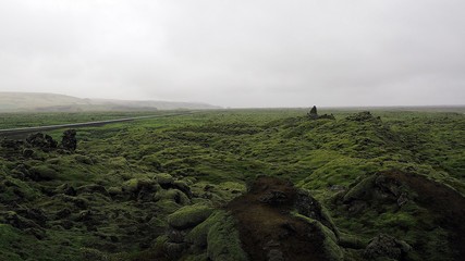 grenlandia malowniczy krajobraz piękna zieleń medytacja zielona kraina islandia - obrazy, fototapety, plakaty