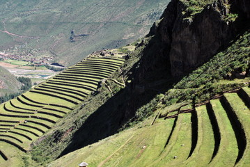 Scenery in  Pisac, Cusco - obrazy, fototapety, plakaty