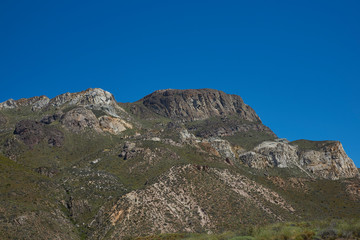 Landscape of Valle Chacabuco in northern Patagonia, Chile