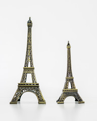 Fototapeta na wymiar Two Eiffel Towers