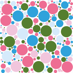 Naklejka na ściany i meble Abstract Colorful Dots Background Design