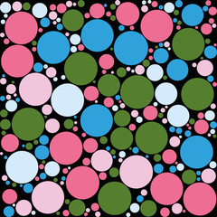 Abstract Colorful Dots Background Design