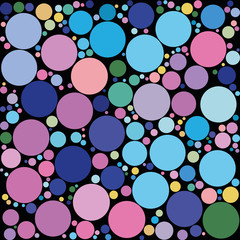 Abstract Colorful Dots Background Design