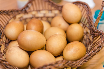 Painted eggs. Paint eggs for the Easter holiday.