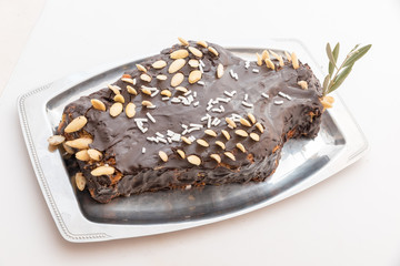 Chocolate Easter Dove homemade