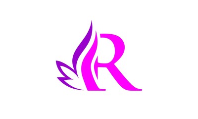 Naklejka premium letter r