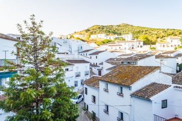 Fototapeta premium White houses of Zahara de la Sierra, town in Andalusia, Spain