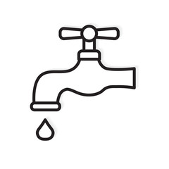 water tap icon- vector illustration