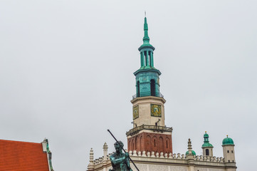 Obraz premium Tower of the Poznan Old Square, Poland
