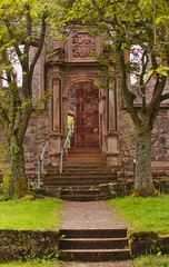 Fototapeta na wymiar ruins of a monastery in Germany