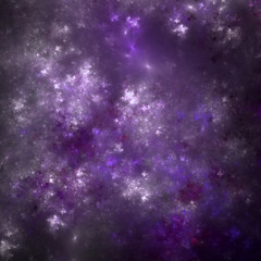 Purple fractal galaxy, digital artwork for creative graphic design