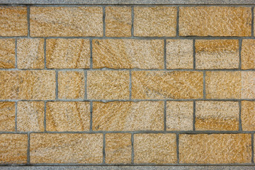 Obraz premium aged weathered stone paving surface texture wall background.