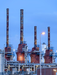 Obraz premium Chemical Industry, Port of Rotterdam