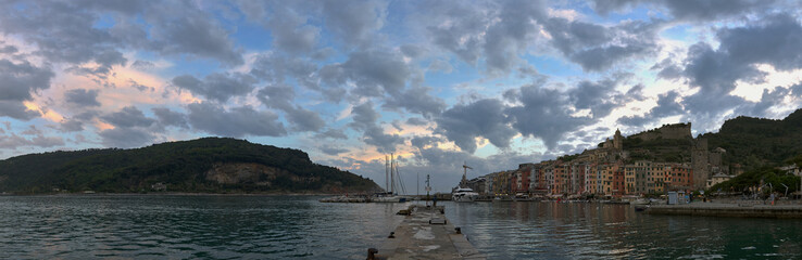 Naklejka premium Cinque Terre - Porto Venere - Vernazza - Manarola