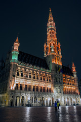 Fototapeta na wymiar Brussels Town Hall in Belgium