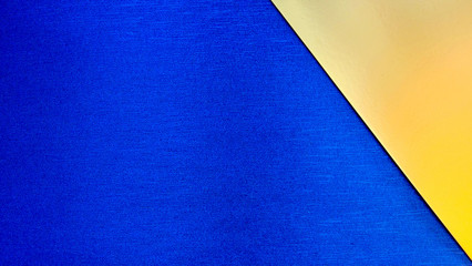Blue and gold paper geometric background