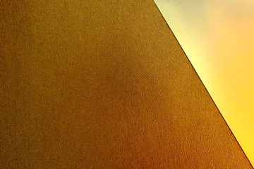 Brown and gold paper geometric background