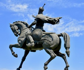 Obraz premium Monument of Amir Temur in Tashkent, Uzbekistan.