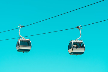 Cable Cars In Lisbon, Portugal - 267135200
