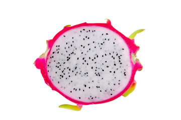 Dragon fruit in shell macro