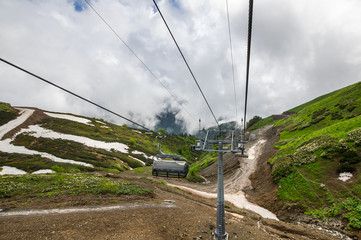 View of Caucasian mountains