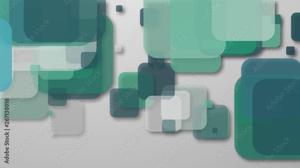 Poster abstract blue blocks background (seamless loop)
